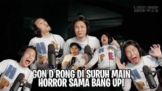 Momen ketika bang Upi main horror bareng @ibot_13