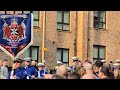 Newmains Loyalists Flute band at Craigneuk true Defenders annual band parade 3rd May 2024