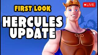 Update Day FIRST LOOK! Welcoming Hercules [A Hero's Journey] | DISNEY DREAMLIGHT VALLEY