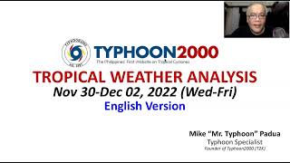 Approaching NE Monsoon (Amihan), Shear Line, Surface Trough To Bring Rains \u0026 T-Storms Across PH