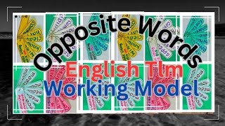 ENGLISH TLM OPPOSITE WORDS WITH PREFIXES/English Grammar/English Tlm/Working Models/