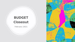 February Budget Closeout | Sinking Funds Closeout| Month Review