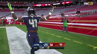 Alex Collins doing his Irish dance touchdown celebration