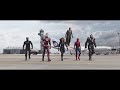 MINECRAFT-SOUND-DESIGN: Team Iron Man vs Team Cap - Airport Battle Scene - Captain America