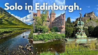 SOLO IN EDINBURGH, SCOTLAND TRAVEL VLOG