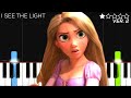 Disney - Tangled - I See The Light | EASY Piano Tutorial