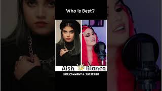 Pink Venom Cover By Aish & Bianca | Who Is Best? | New Cover Song #shorts #pinkvenom #ytshorts