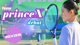 【テニス】手元もオシャレに、プリンス新作ラケット＂princeX＂ツイストパワーテクノロジーがあなたのバックハンドを変える！