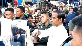 Presiden Jokowi Kaget dengan Sambutan Warga di Silangit, Tobasa, Humbang Hasudutan dan Balige