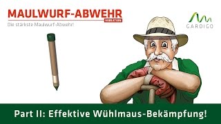 Gardigo Maulwurf Abwehr Vibration Teil 2 gegen Wühlmäuse