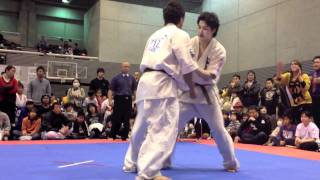 【新極真会】U22エキスパートクラス　準決勝2 SHINKYOKUSHINKAI KARATE