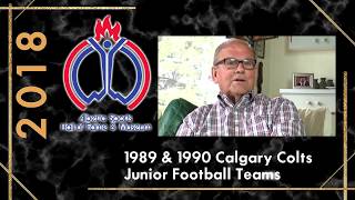 Calgary Colts Junior Football Team 1989 & 1990