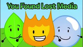 You Found Lost Media Meme But BFDI