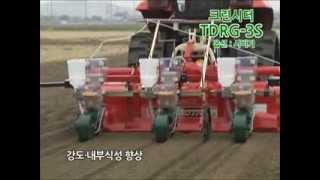 [한국 아그리테크노 야자키] 원판디스크식 파종기 TDRG-3S