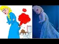 Frozen 2 Elsa funny Drawing memes - Try not To laug