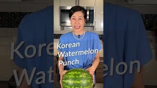 Refreshing Summer Drink, Watermelon Punch |시원한 수박화채#shorts