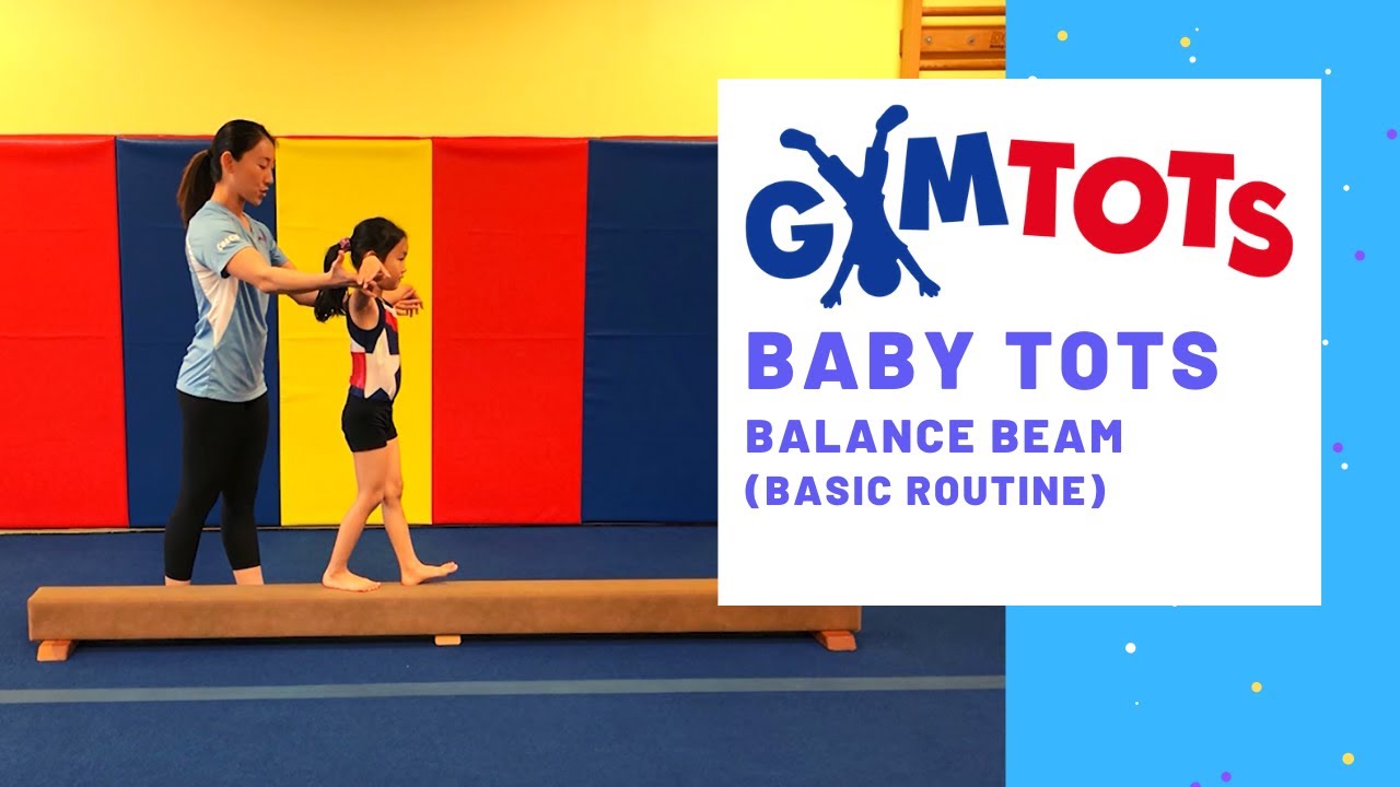 Baby Tots - Balance Beam Basics - YouTube