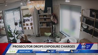 Indy salon owner shares message after charges dropped against man caught flashing himself