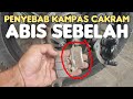 Penyebab kampas cakram abis sebelah & rem cakram tidak pakem