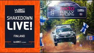 🔴 Shakedown LIVE | WRC Secto Rally Finland 2024
