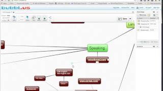 Adding and editing content on a Bubbl.us mindmap