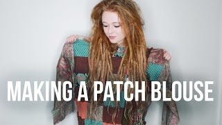 Making A Patch Blouse | Saturday Vlog