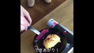 ツレヅレハナコのじぶん弁当　あっという間に、ざっくり卵焼きが！