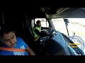 Truck Driving Student - First day at truck shifting and backing