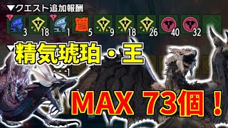 【検証結果】精気琥珀・王とコインの規則性と周回効率おすすめのクエスト紹介！【MHR:SB】