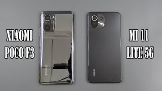 Poco F3 vs Xiaomi Mi 11 Lite 5G | SpeedTest and Camera comparison