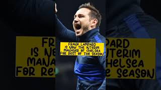 Frank Lampard Becomes The Interim Manager Of Chelsea #franklampard #chelseanews #chelseafc #chelsea