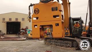 APE HD70 Excavator Mounted Helical Pile Driver