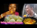 Eating Mango 🥭 With Red Chilli powder  delicious 🌶  Rupa Kitchen