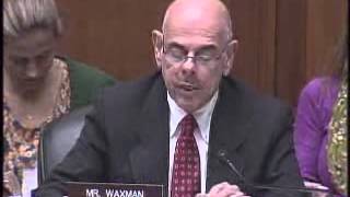 Statement of Ranking Member Henry A. Waxman, "Saving our Seniors...from an Entitlement Crisis"
