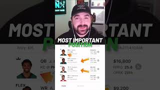 How to Win Money Playing DraftKings NFL Showdown #shorts