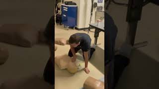 AHA CPR/BLS!#cpr #cprtraining #cprogramming #cprcertified #cprsaveslives #cprsenscience #emt