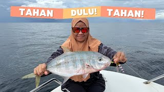 Newbie Strike Mega. Captain Yang Risau #ladyangler #fishing #jigging