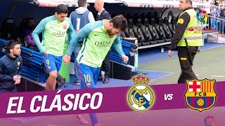 El Clásico - Túnel de vestuarios del Real Madrid vs FC Barcelona