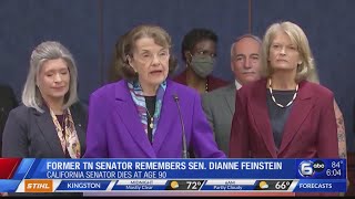 Former Senator Remembers Sen. Dianne Feinstein