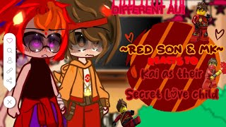 [🌆]Red son\u0026Mk react to Kai[🔥] //Pt2💗//Secret Love Child AU👀💐//LMK x Ninjago🔥⚠️//Original✨//Enjoy!✨💞