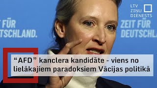 Kas ir “Alternatīva Vācijai” līdere, kas cer kļūt kanclere?