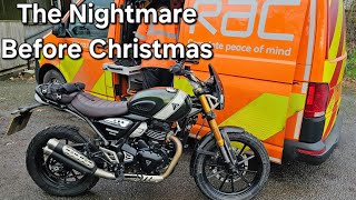 Christmas ride and chat through the Powys and Shropshire countryside on the Triumph Scrambler