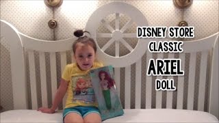 Disney Store Classic Ariel Doll Opening - The Little Mermaid- Scarlett's Playdate