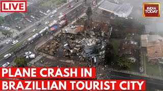 Brazil Plane Crash Live Updates: Small Plane Crashes In Brazil's Gramado, Kills At Least 10 People