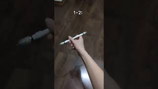 How to do the THUMBAROUND HARMONIC pen spinning trick! ✍️🌀 #penspinning #tutorial #tricks #learn