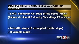 Multiple arrests made following special operation in St. Joseph