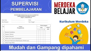 Supervisi pembelajaran | Instrumen supervisi akademik free download