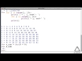 Unit 09 Video 1: Nested for-loops