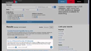 How to conduct a basic search in _odesi_