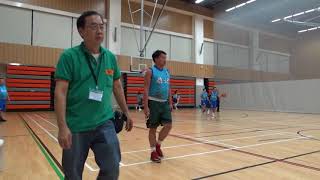 KBLWE 2017102921 港灣道體育館 果然翁 (藍) vs SPSS (白) Q1